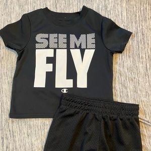 Champion shorts outfit